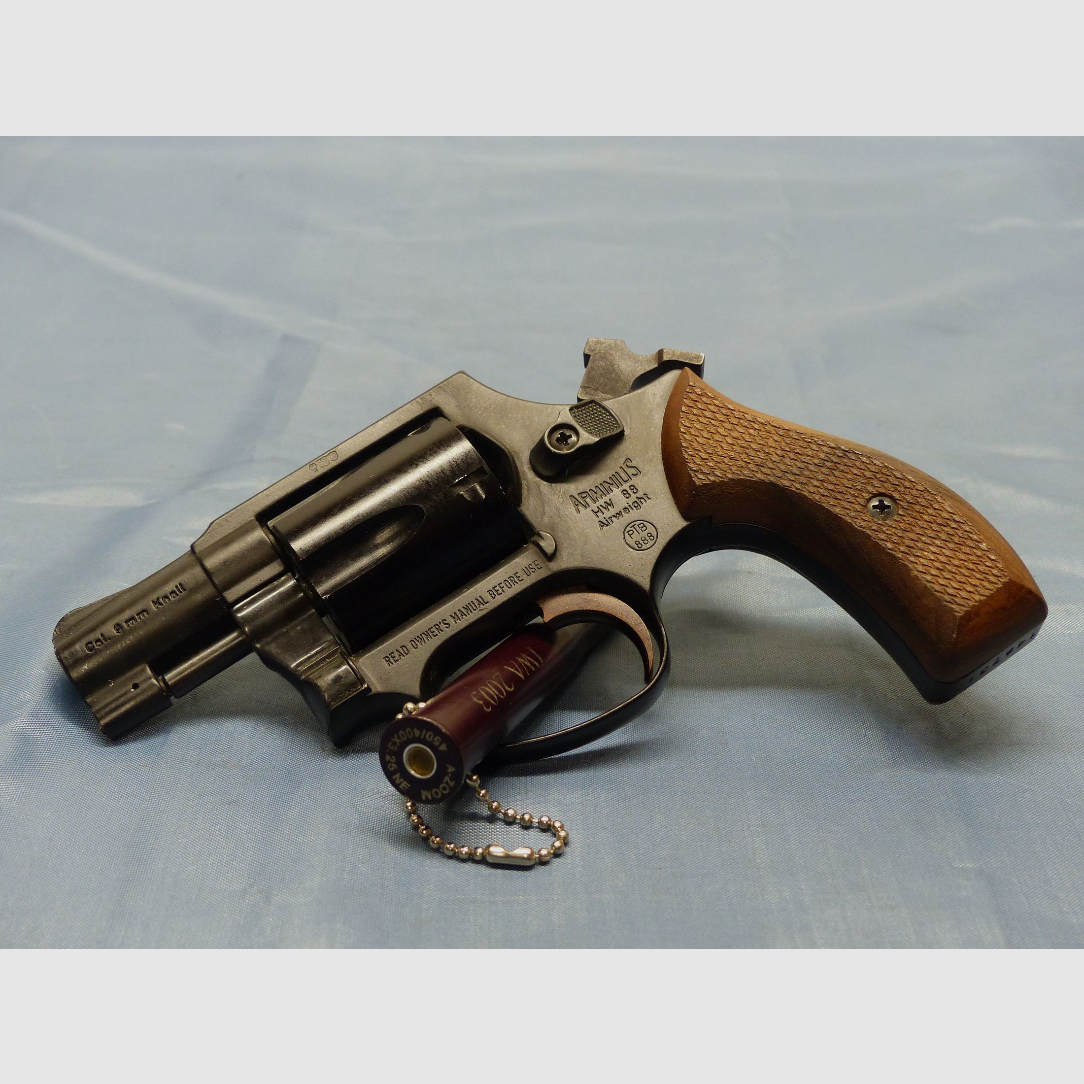 Weihrauch Arminus HW 88 Super Airweight blank-firing revolver 9 mm, immagine 4 di 10
