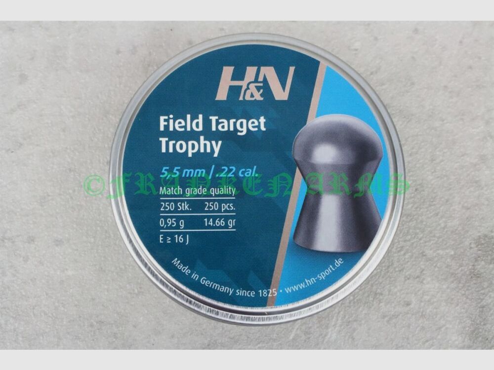 H&N Field Target Trophy 5,53mm 250 pezzi prezzi all'ingrosso