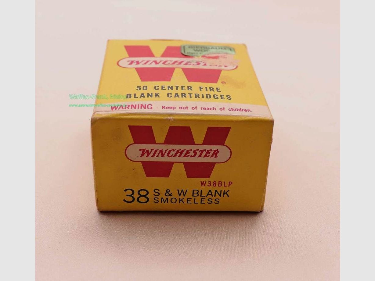 Winchester - USA Revolverpatronen .38S&W Blanks/Platz