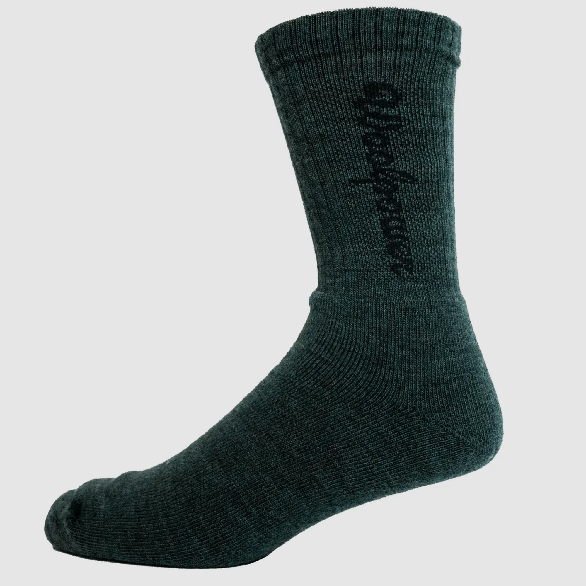 Woolpower Socken 400 Logo (Forest Green)