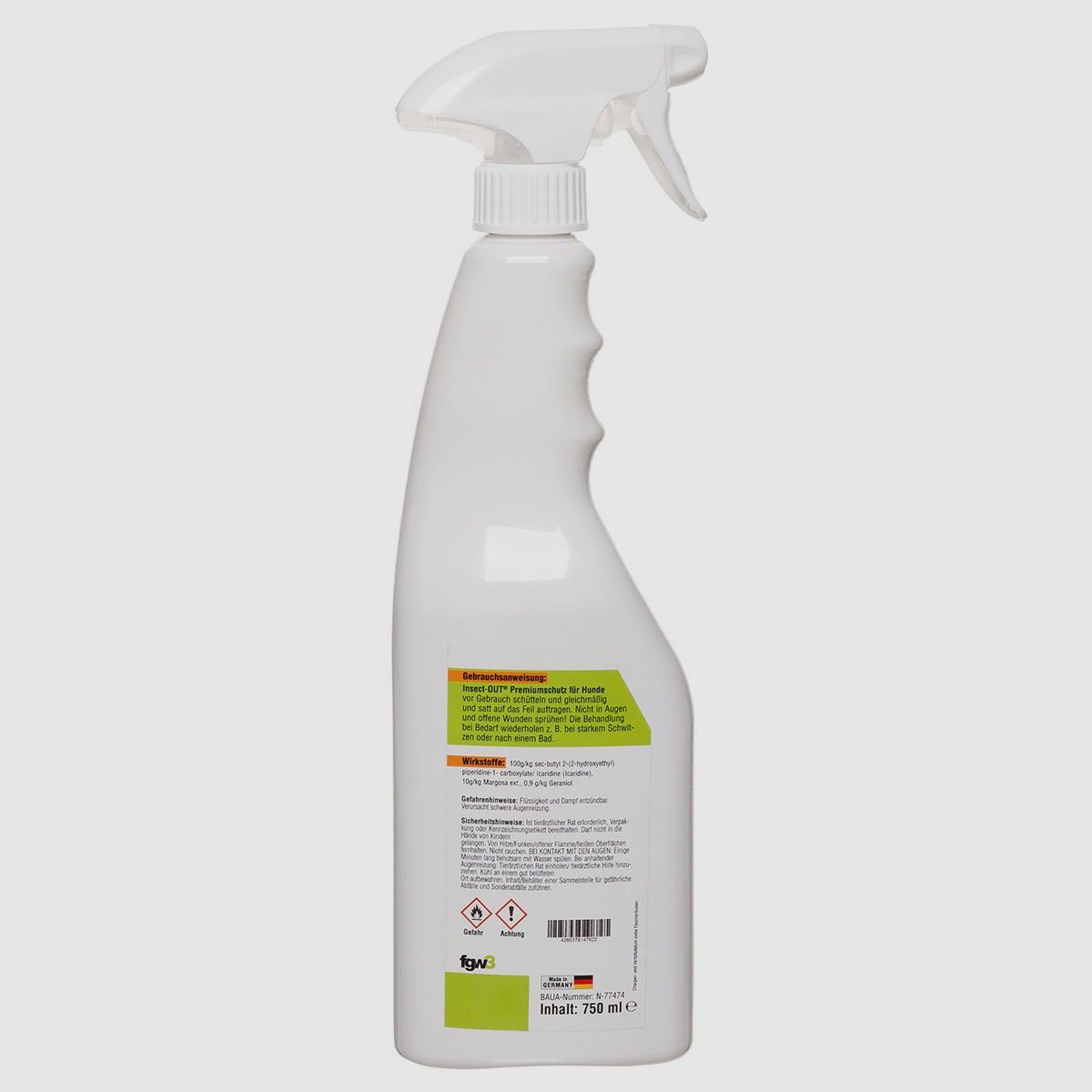 Insect-OUT Premium Zeckenschutz für Hunde, 750 ml