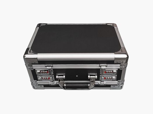 Fritzmann pistol case aluminum frame 2 compartments