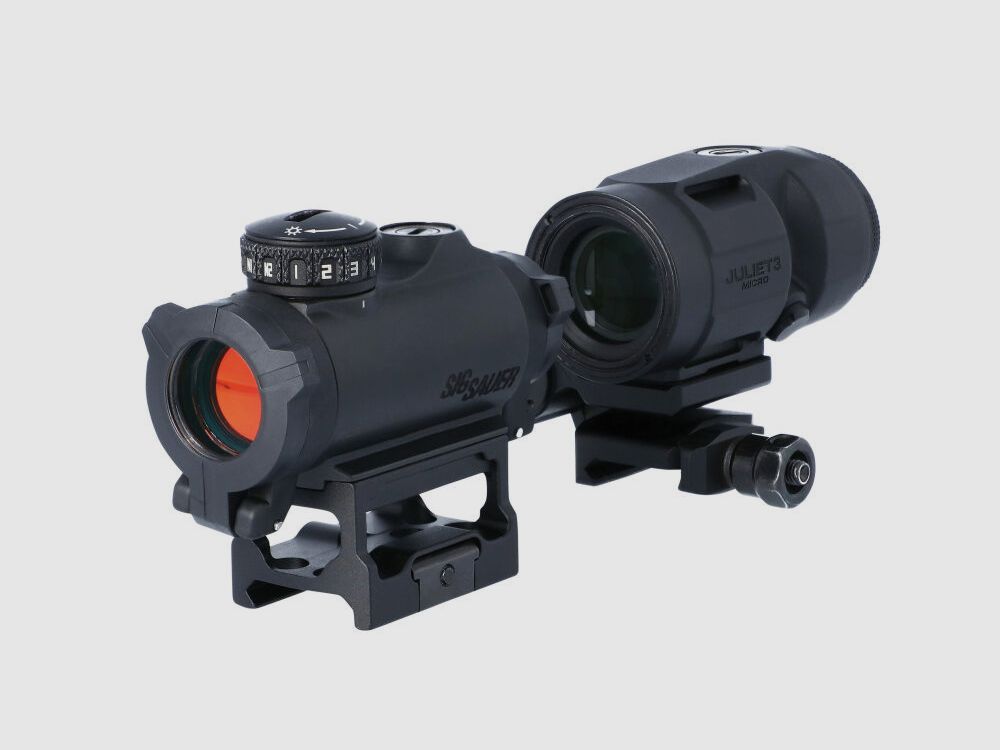 SIG SAUER	 Romeo MSR 1x20 red dot + Juliet3-Micro 3x22 Magnifier