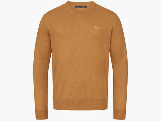 Blaser Men's Merino V-Neck Sweater rust S