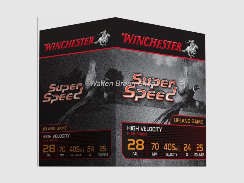 Winchester SUPER SPEED G2,28-70,16mm,24g,P6,25 Stück