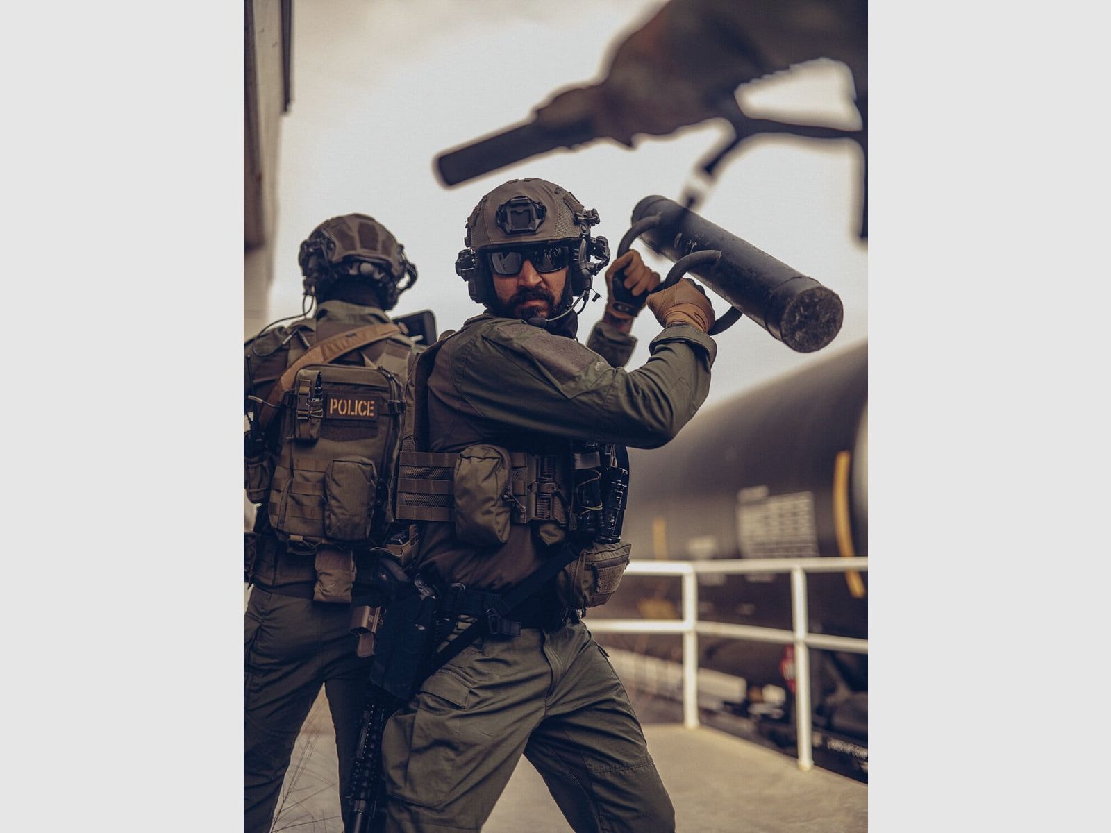 Helikon Combat Shirt Ripstop verde oliva M, imagen 10 de 11