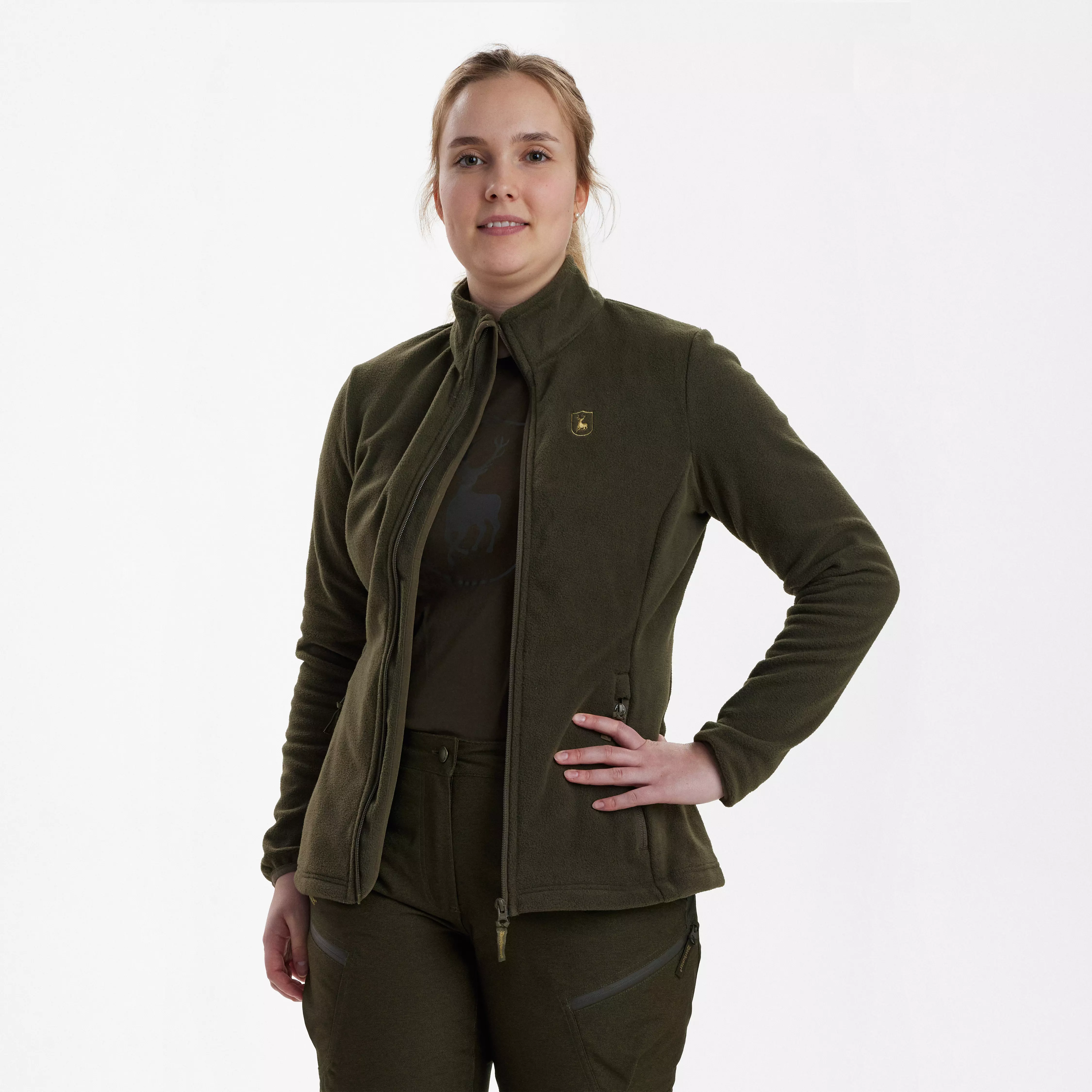 Lady Chasse fleecejack - Beluga, afbeelding 1 van 5
