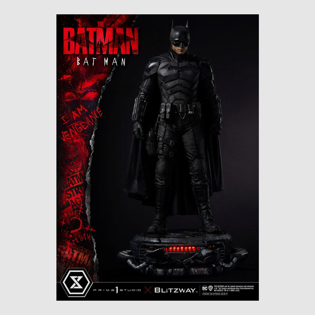 The Batman Museum Masterline Statue 1/3 Batman Bonus Version 79 cm | 42996