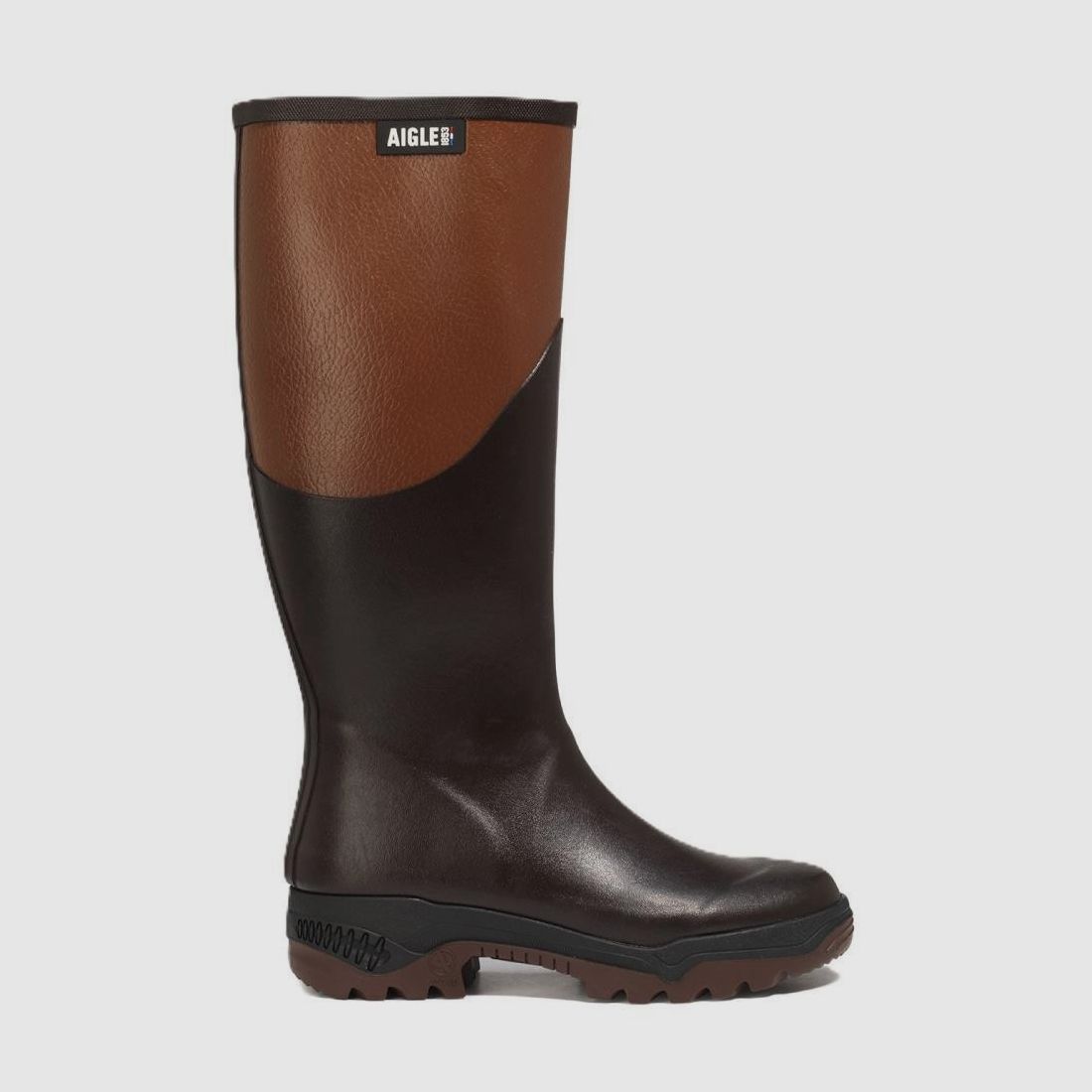 Aigle Parcours 2 Braun Damenstiefel - Widerstandsfähiger Gummi - Komfort und Wasserdichtigkeit - Für Wandern und Jagd, Bild 1 von 5