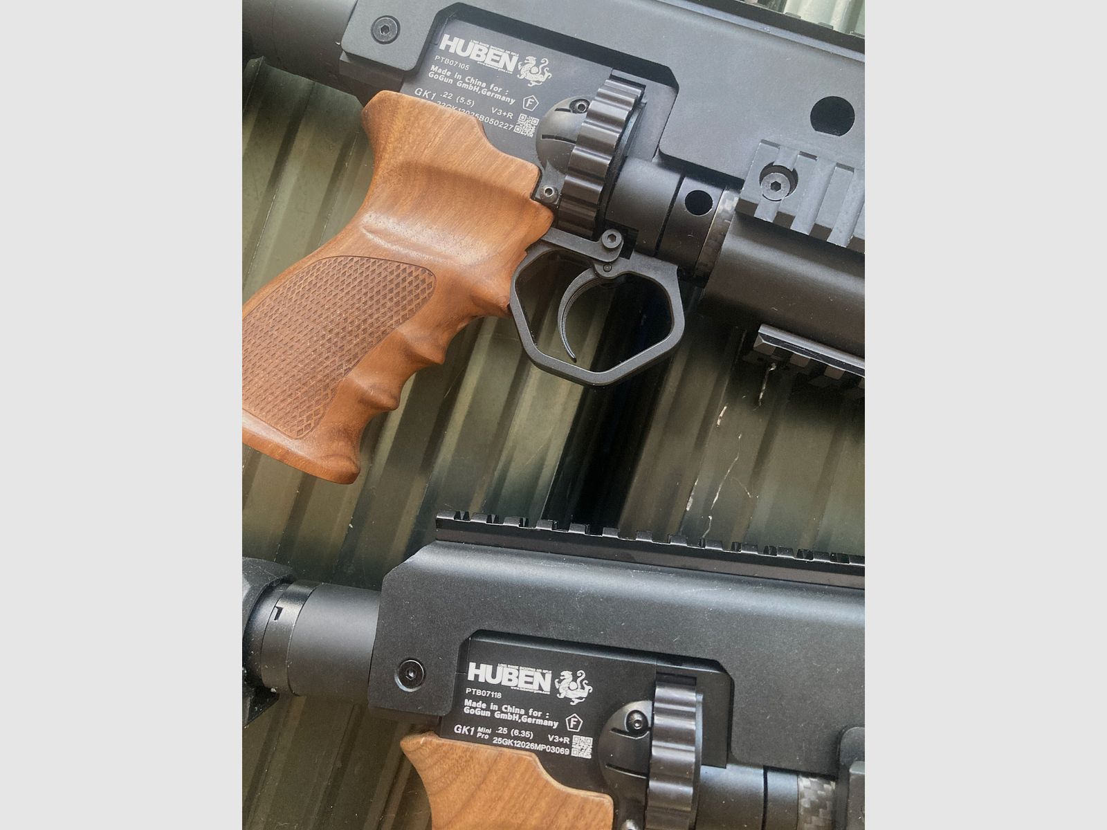 Chasis de aluminio/sistema de stock táctico para Huben GK1 & GK1 Mini/Shorty, ¡NO plástico/impresión 3D!