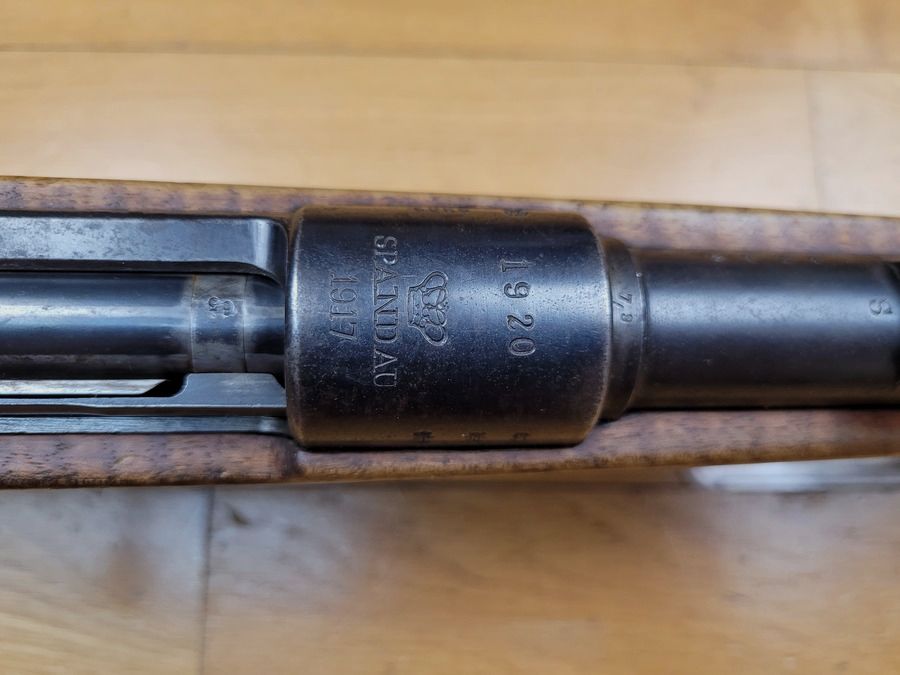 Magnifico fucile G98 – Fucile 1898 – Arsenal Spandau 1917 passato dalla Reichswehr 1920 – Modello prima del 1924 – Il collegamento mancante! – Numero di serie mono – cinghia – Stato museale!, immagine 21 di 34