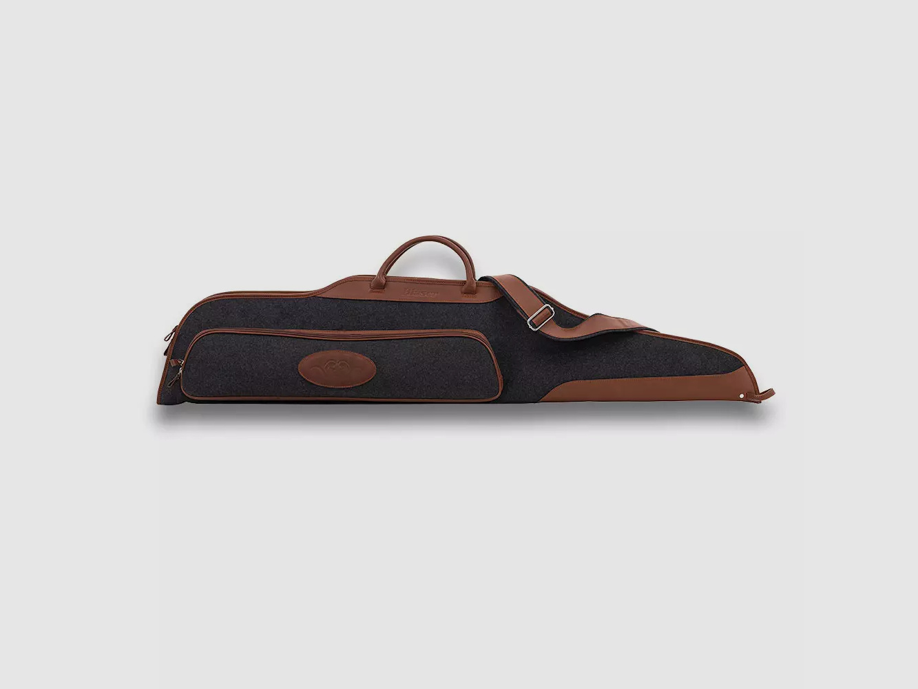 Blaser Futteral - Loden / Leder - lang
