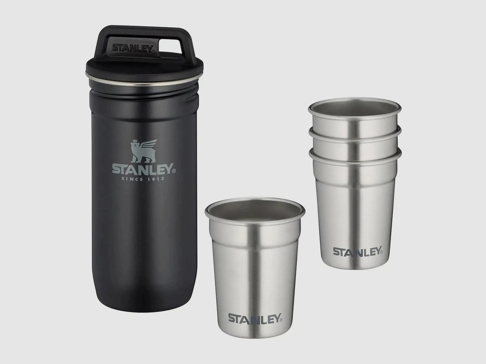 Stanley Stanley Szklanki do shotów Adventure Set 4 x 59 ml - Czarny