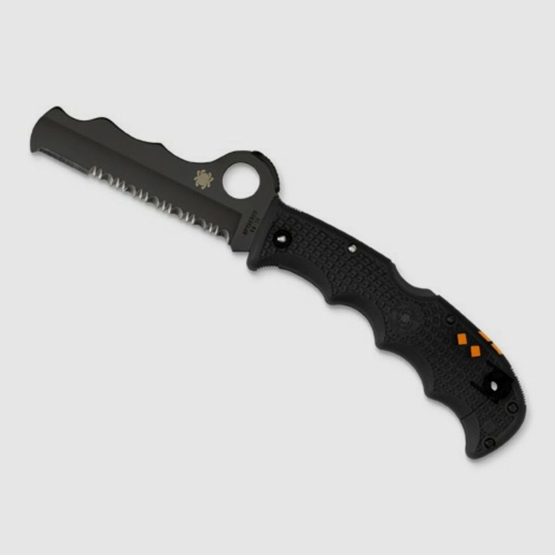 Navaja de emergencia Spyderco Assist Negro Negro