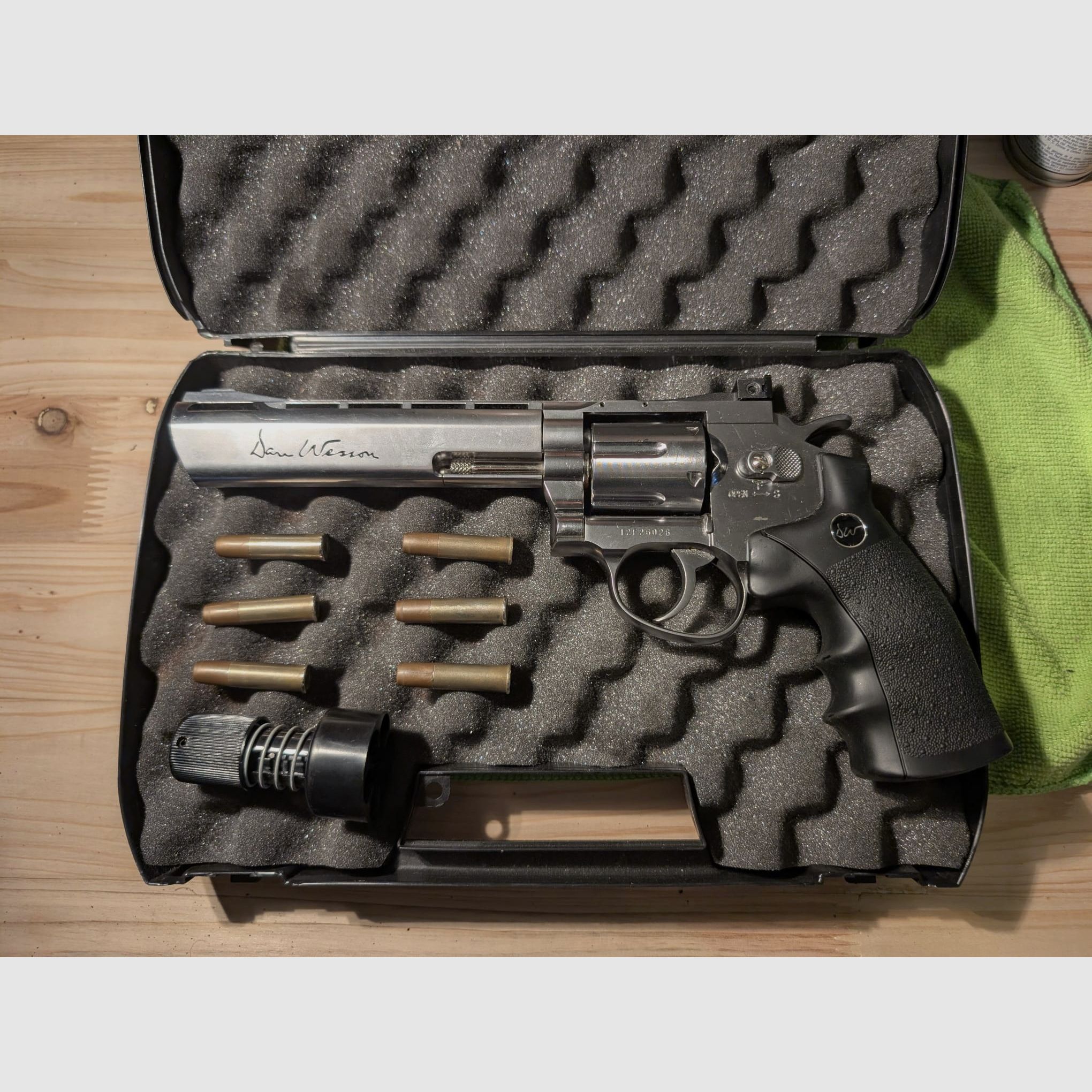 Revolver CO2 ASG Dan Wesson de 6 pulgadas 4,5 mm BB