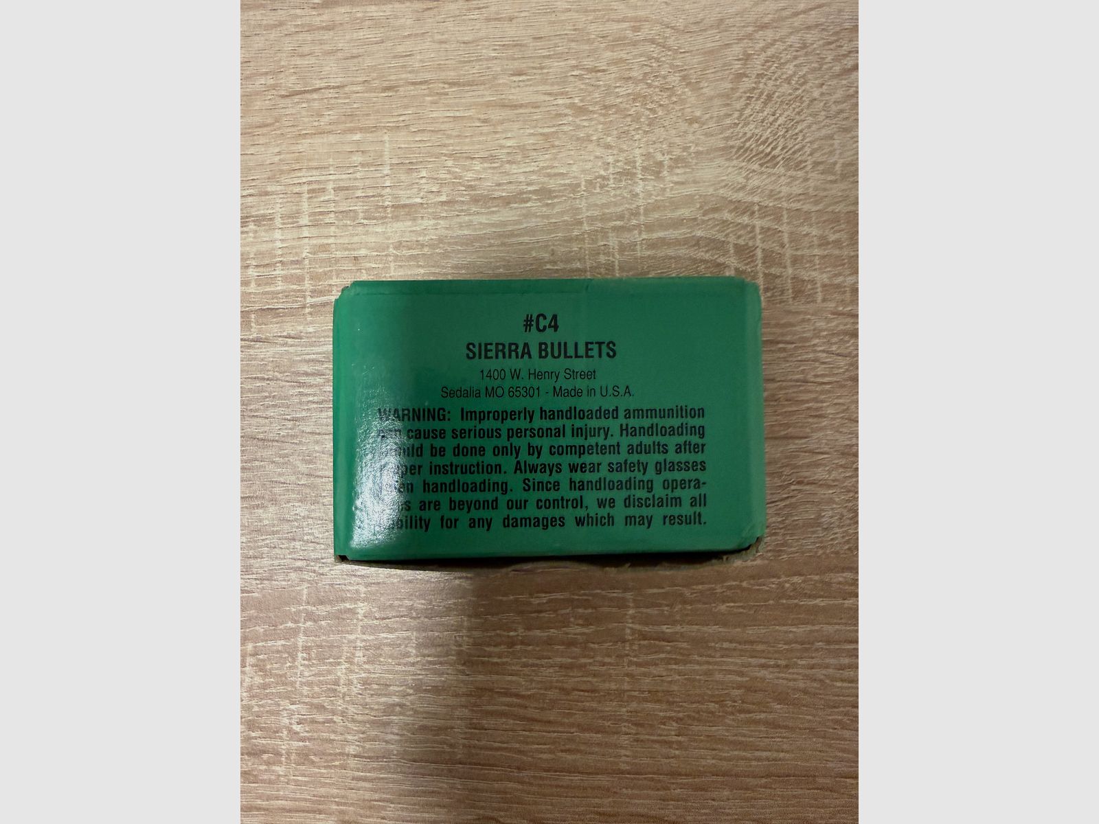 SIERRA MatchKing 30 CAL .308, Geschosse