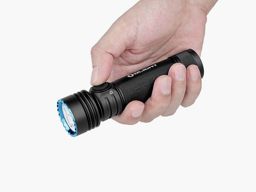 Olight Seeker 4 Pro Schwarz | Ultra starke LED Taschenlampe 4600 Lumen