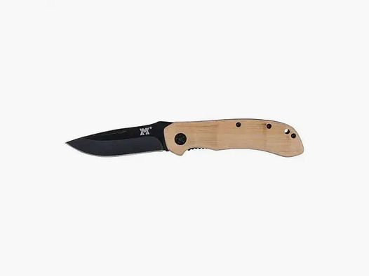 KH Security KH Security Couteau de poche en bois de bambou noir