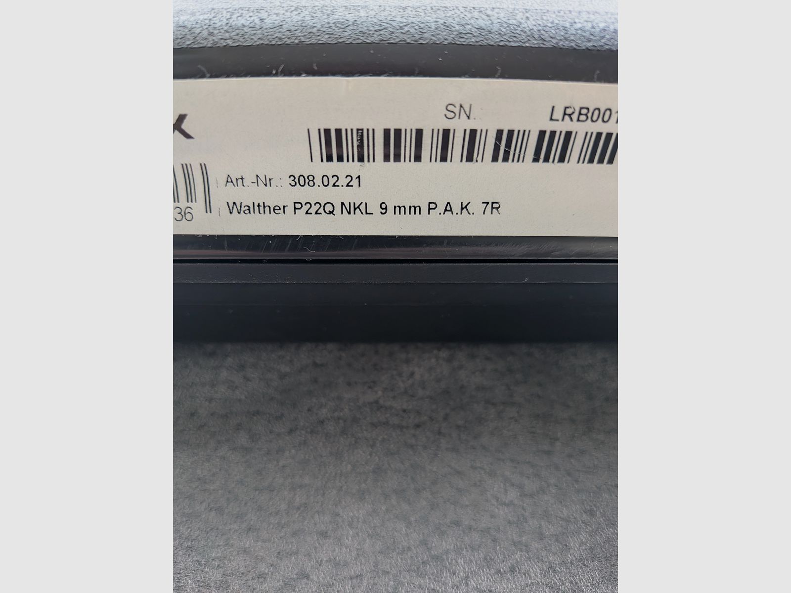 Walther P22Q Nickel 9mm P.A.K. - NEW - P 22 Q blank firing pistol