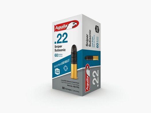 22 LR AGUILA 38gr SUBSONIC (OP.50 SZT.)