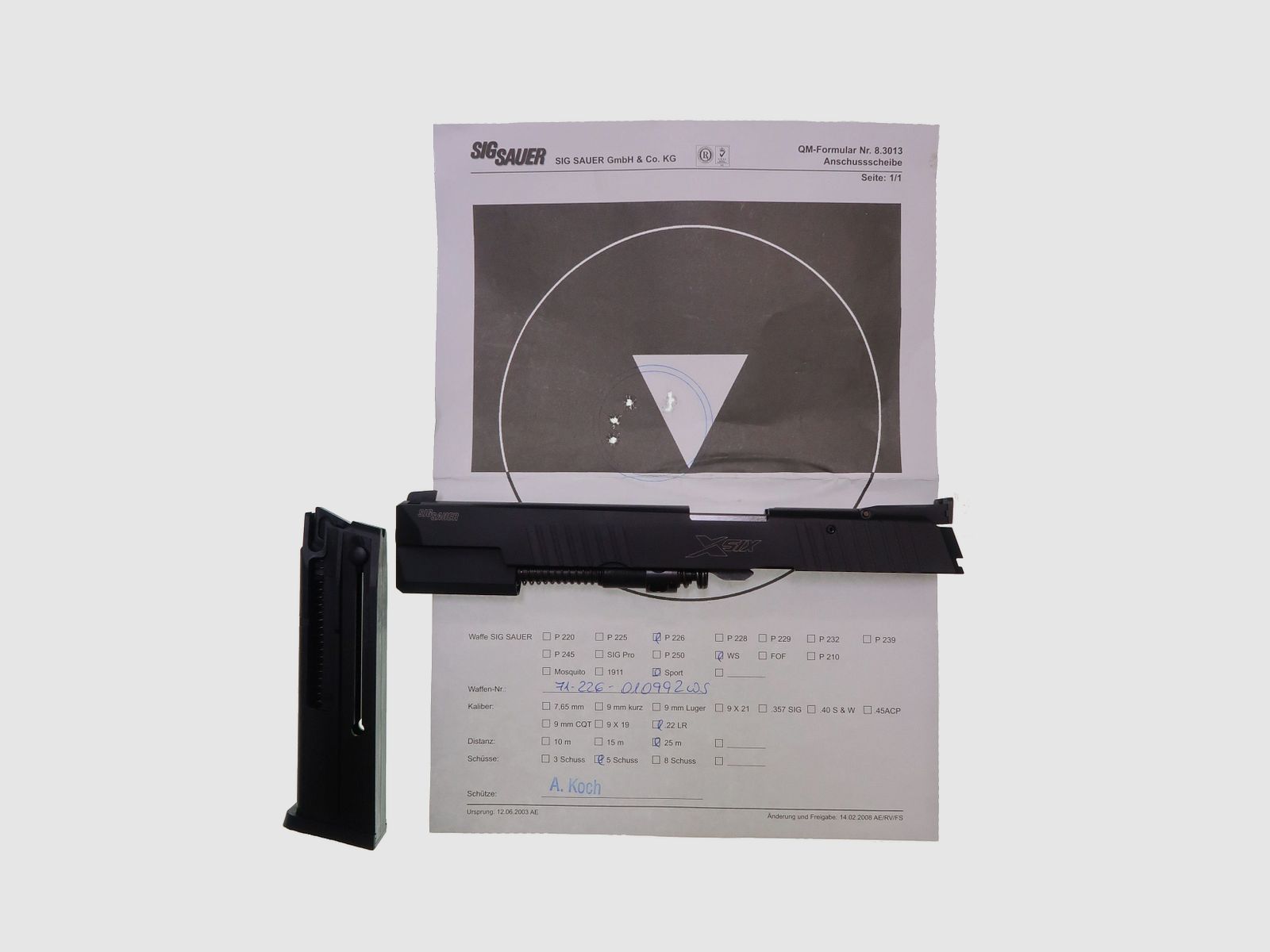 Sig Sauer P226 X-Six WS 22lr Made in Germany