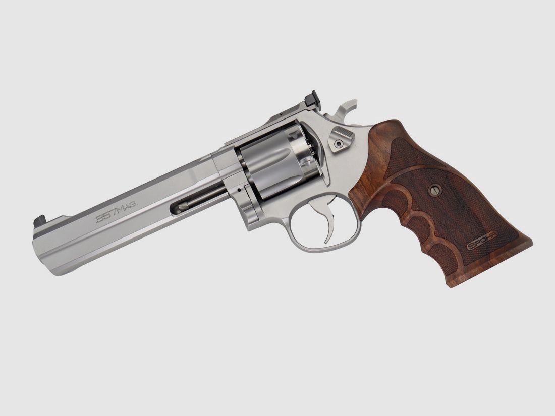  Spohr	 L562 Standard 6.0 Stainless 6" Revolver mit Wechseltrommel 9mm Made in Germany
