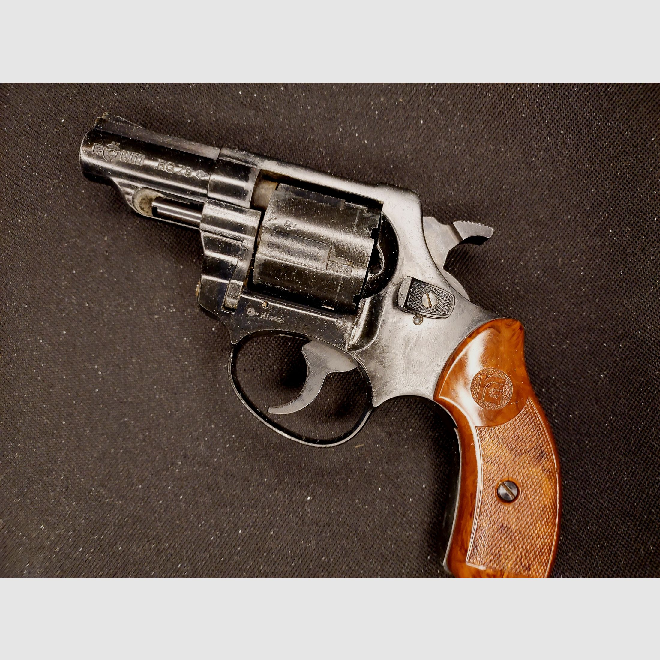Röhm RG79 Schreckschuss Revolver brüniert (PTB 341) Rg 79 OVP