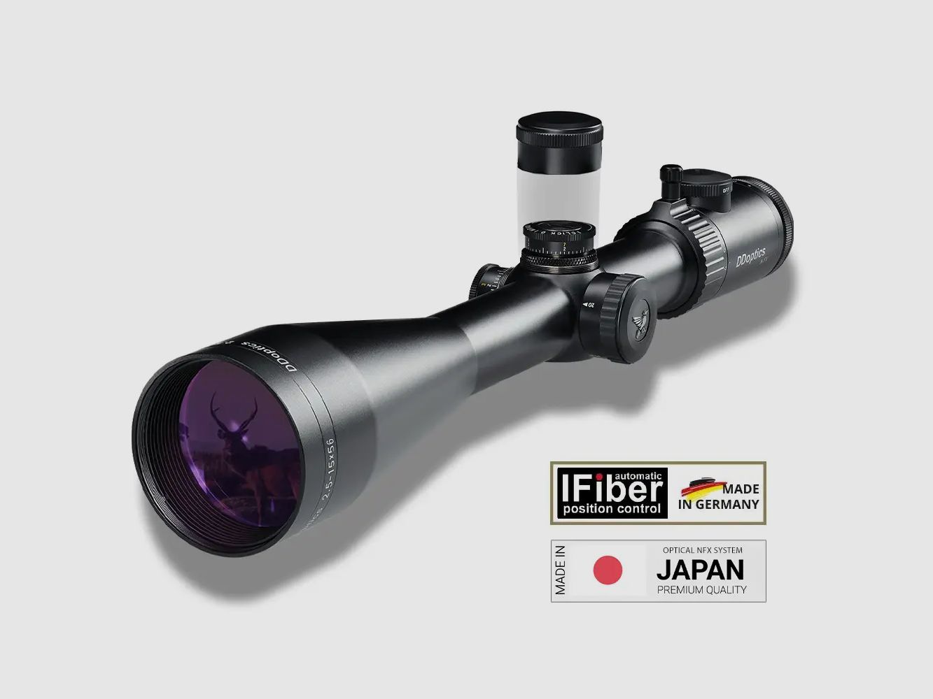 DDoptics Zielfernrohr | Nighteagle V6 2,5-15x56 NFX | Gen3 | MRAD | A4N