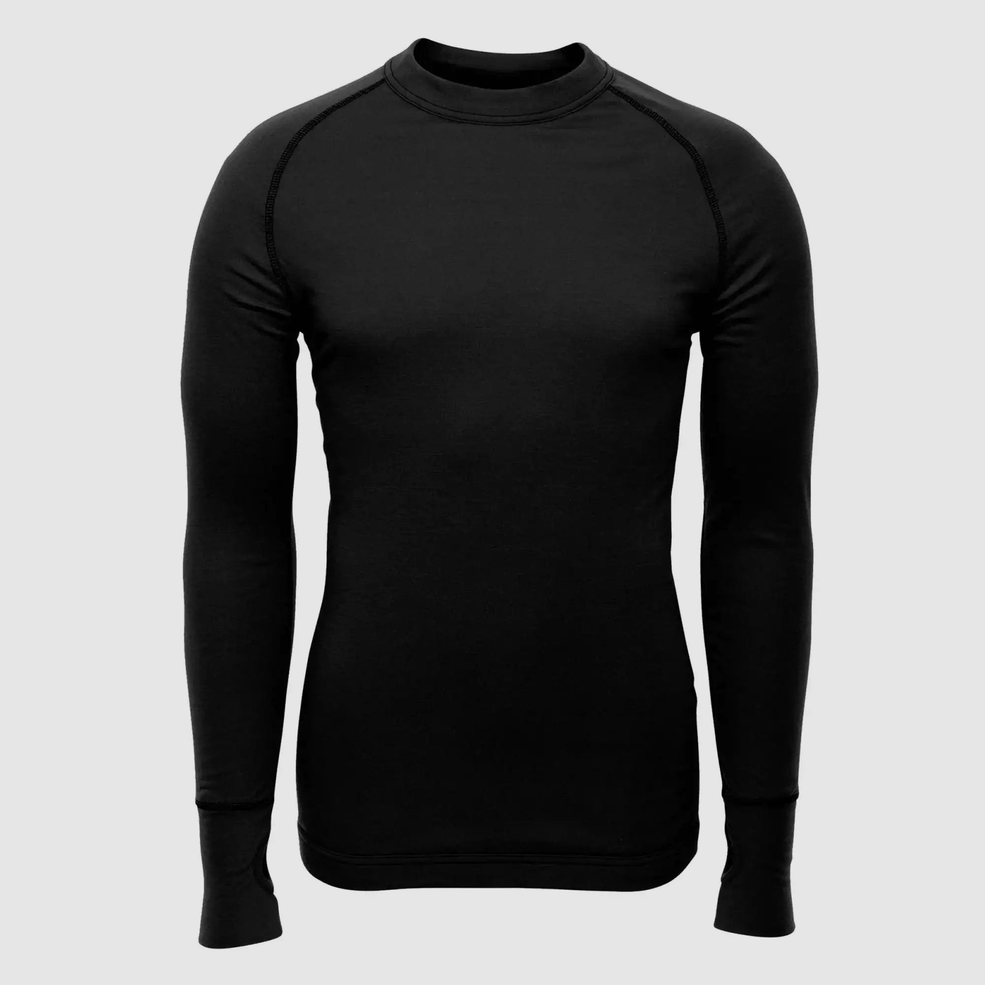 Brynje Brynje Shirt Arctic avec Ouvertures pour Pouces - Noir / 3XL Homme
