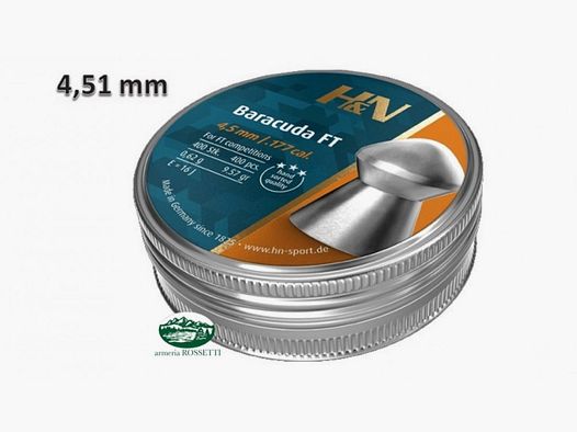 H&N SPORT Bullets BARACUDA FT cal. 4.51 mm - 0.62g