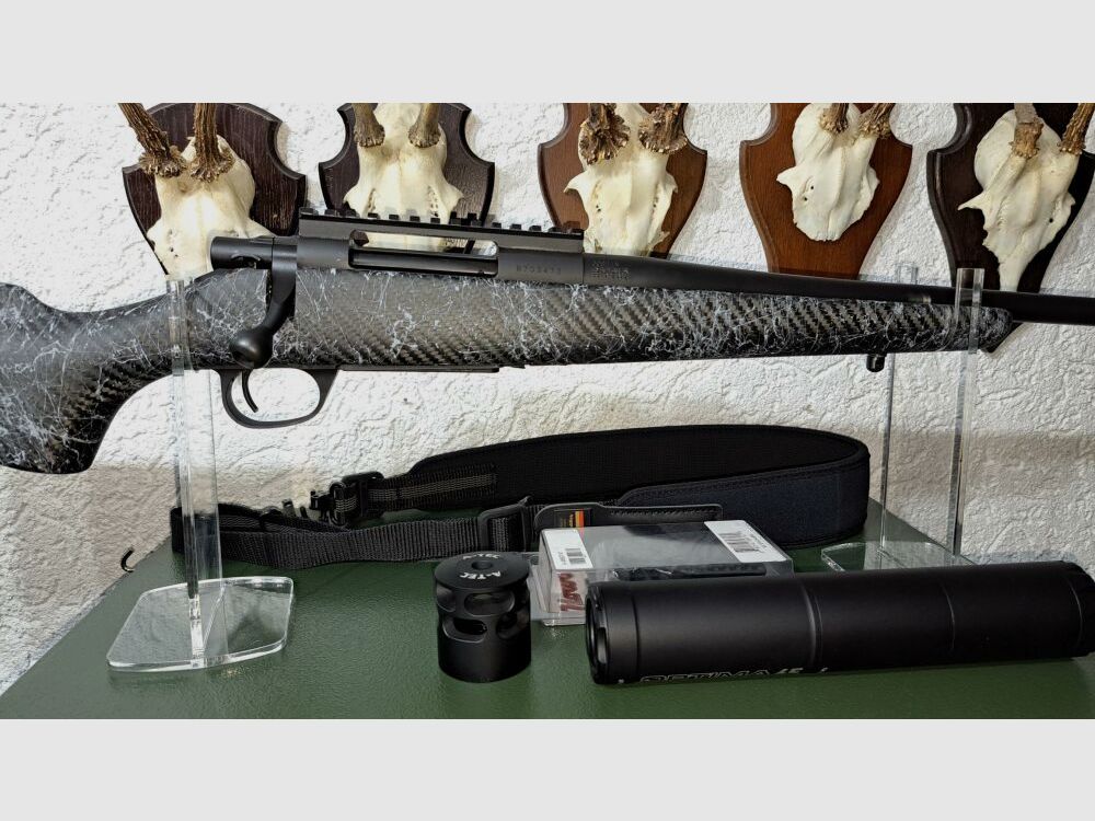 HOWA Superlite + DDOPTICS Zielfernrohr + Montage + A TEC Schalldämpfer + Zubehör