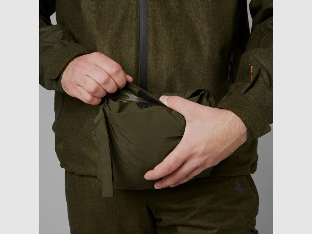 Seeland Herren Regenponcho Taxus Pine green