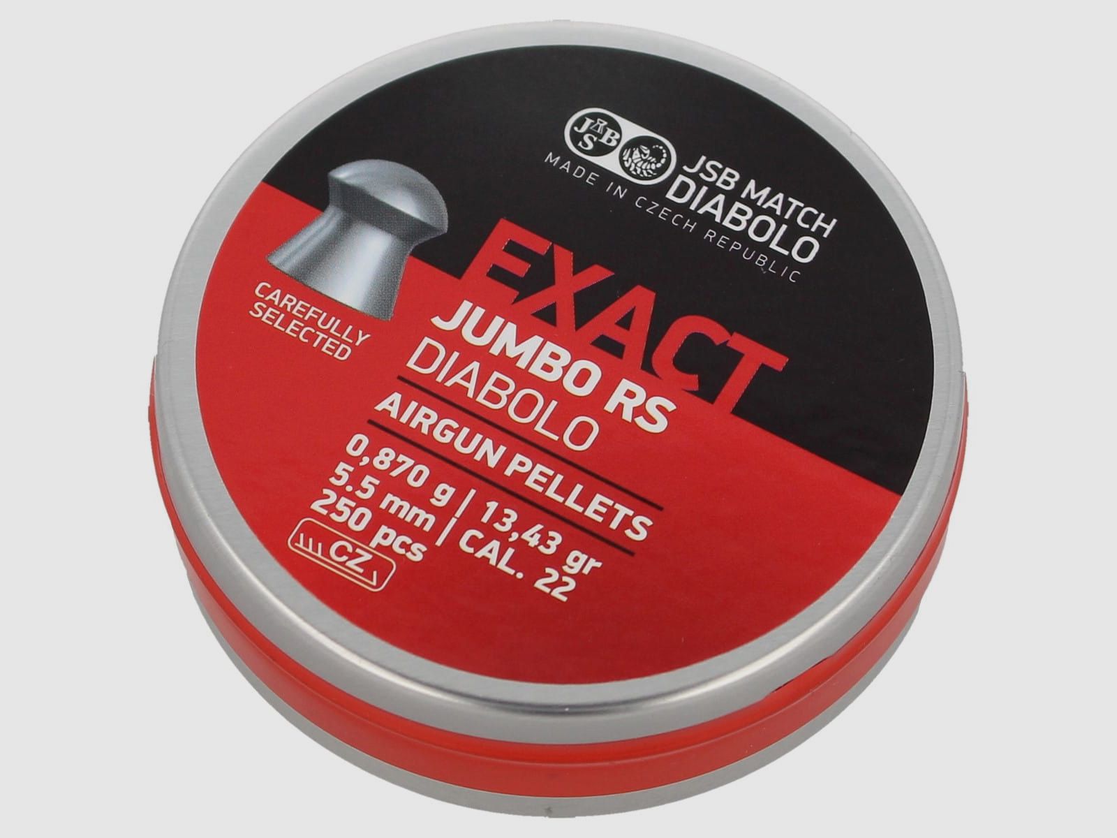 Balines JSB Exact Jumbo RS 5,52 mm 250 uds. (546207-250)
