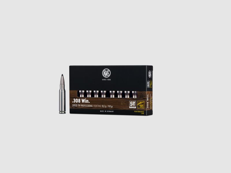 RWS .308 Win. Speed Tip Pro Short Rifle 10,7g, 165gr