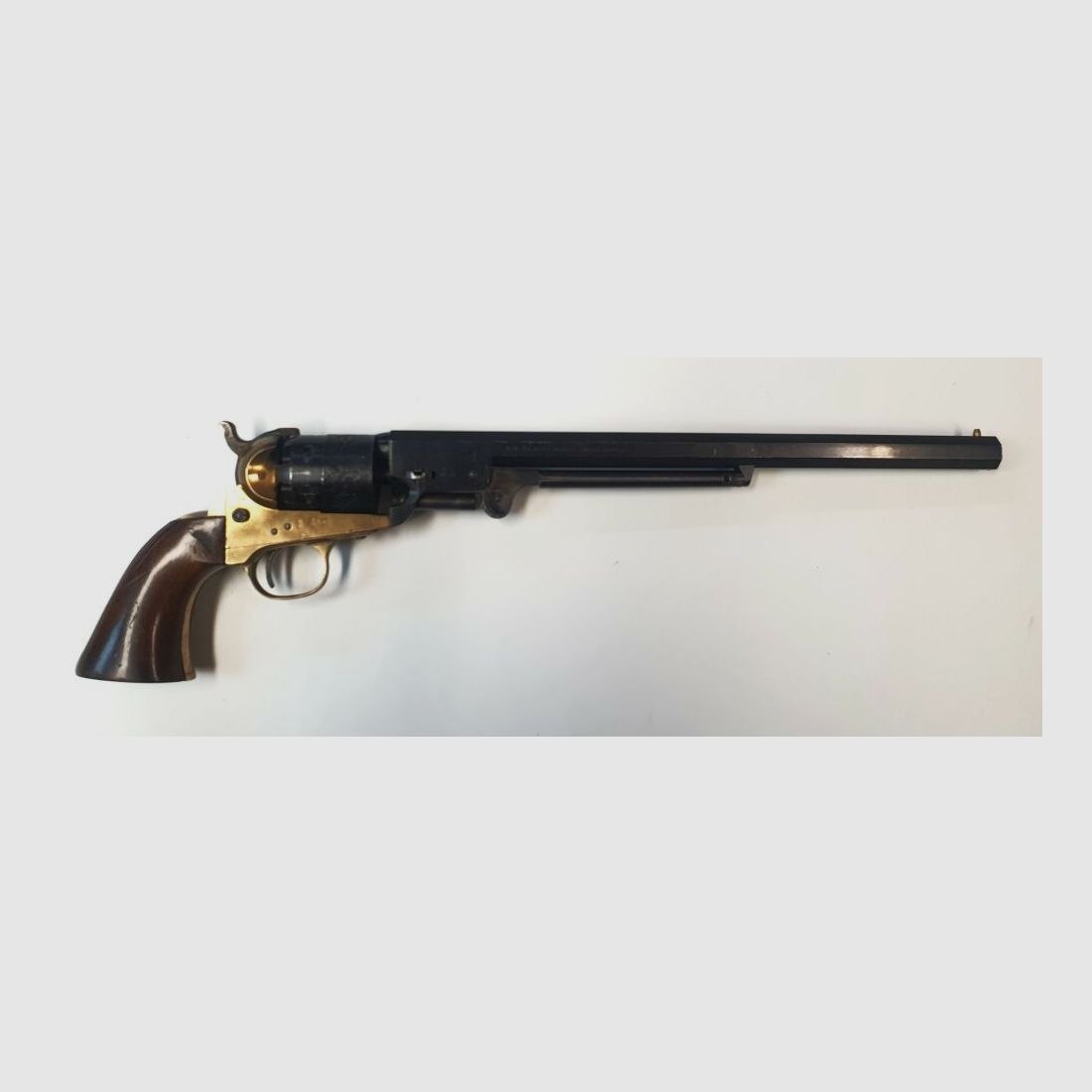C.O.M. (Consorzio Officine Meccaniche) Percussion Revolver COM Gardone Navy Model - .44 Black Powder Only, Buntline Revolver