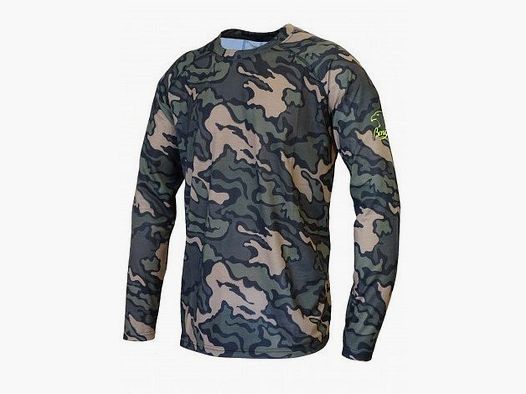 Camiseta Manga Larga Camuflaje Benisport