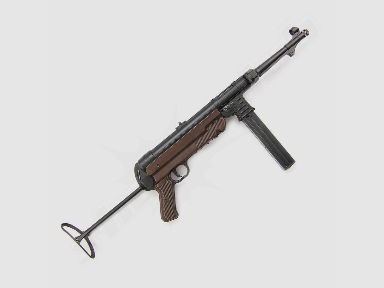 Legends MP40 niemiecka wiatrówka CO2 kal. 4,5mm BB z składanym kolbą