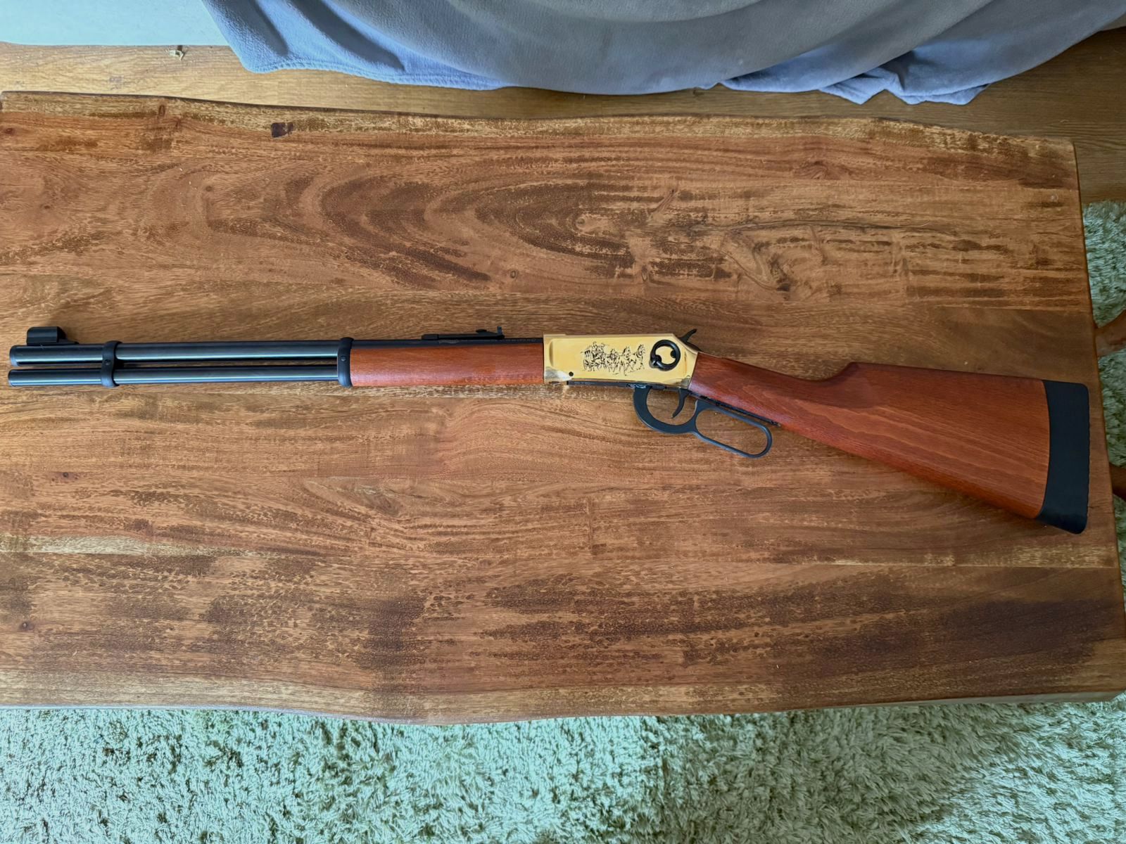 Walther Lever Action Wells Fargo long 4,5 mm Diabolo CO2-Gewehr 88 Gramm Version