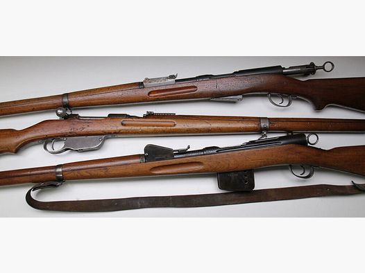 Steyr y Schmidt Rubin 95 y G 11 y 1889