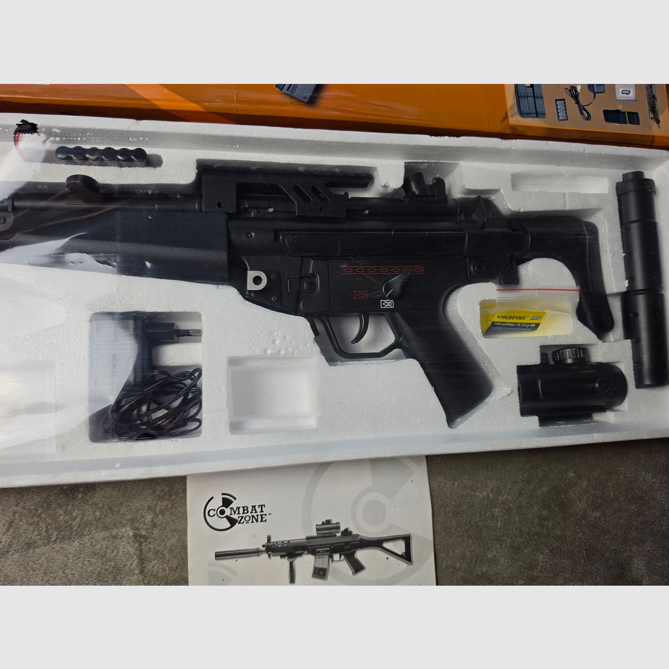 ASG B&T BT5 A5 Airsoft AEG Softair (Cal. 6mm BB) en set completo con accesorios OVP, imagen 7 de 10
