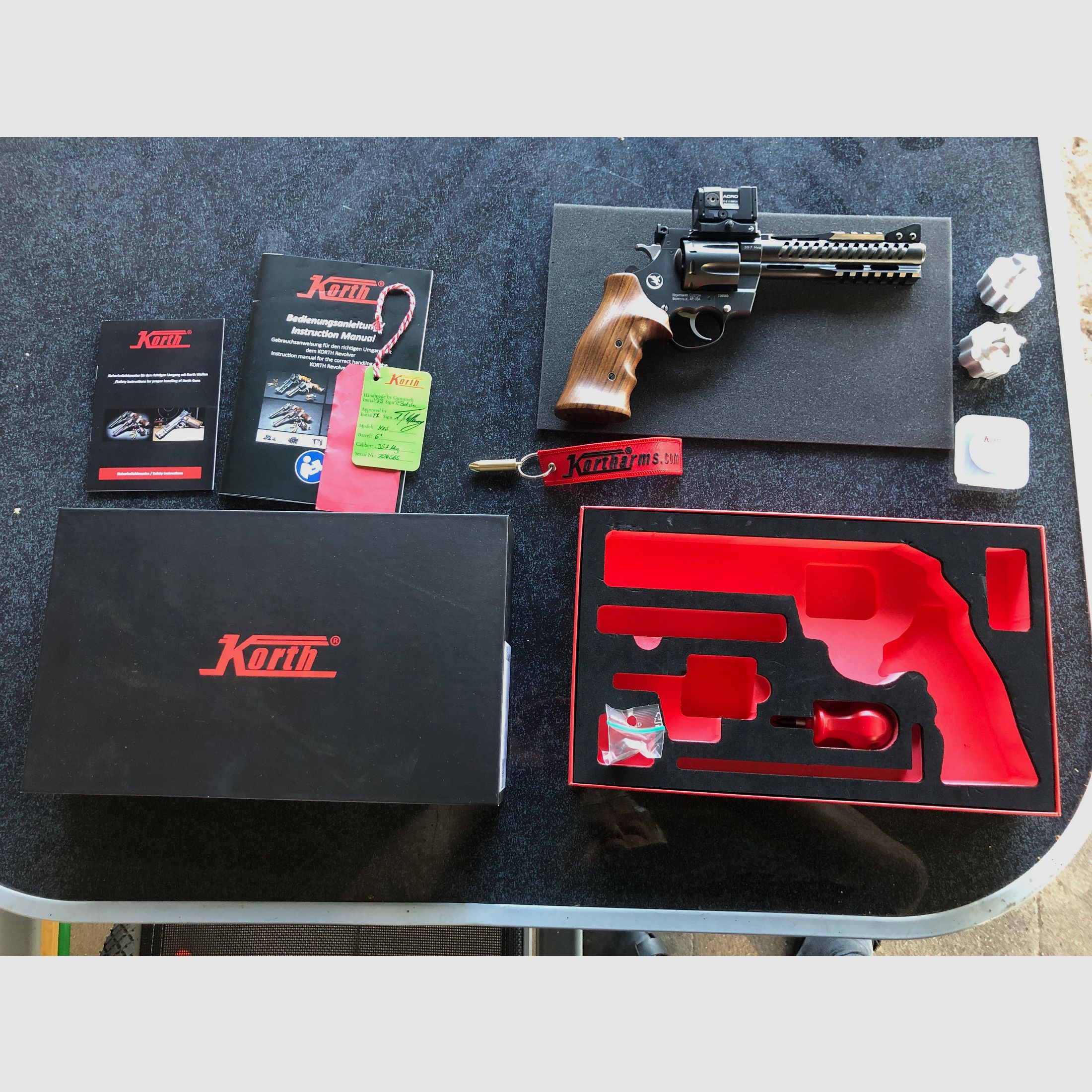 Korth Revolver Ranger NSX 6 Zoll 8-schüssig . 357 Magnum