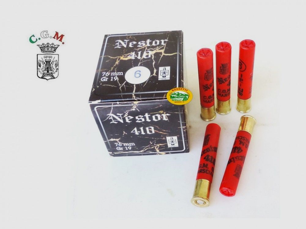 NESTOR Patronen Nestor Kal.410 gr.19 pb.7,5 spezielle Taube