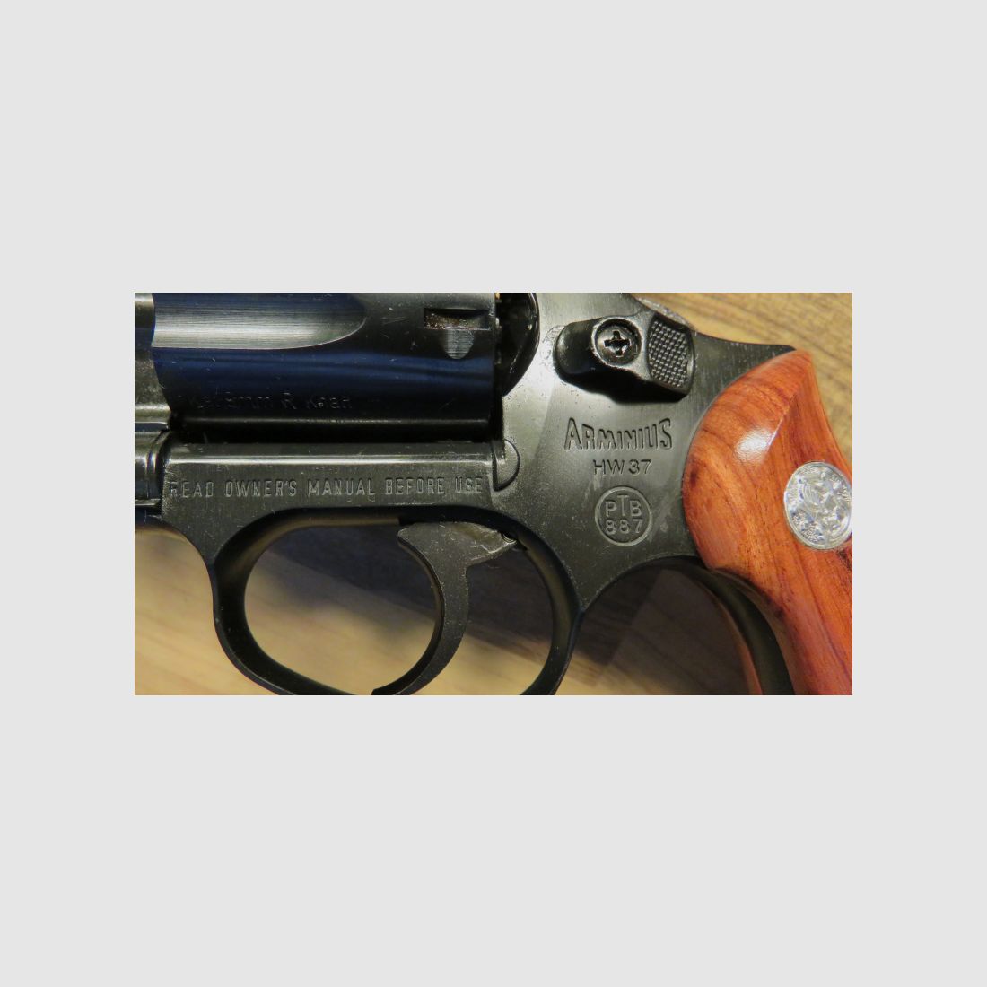 Weihrauch HW 37 Revolver schwarz brüniert