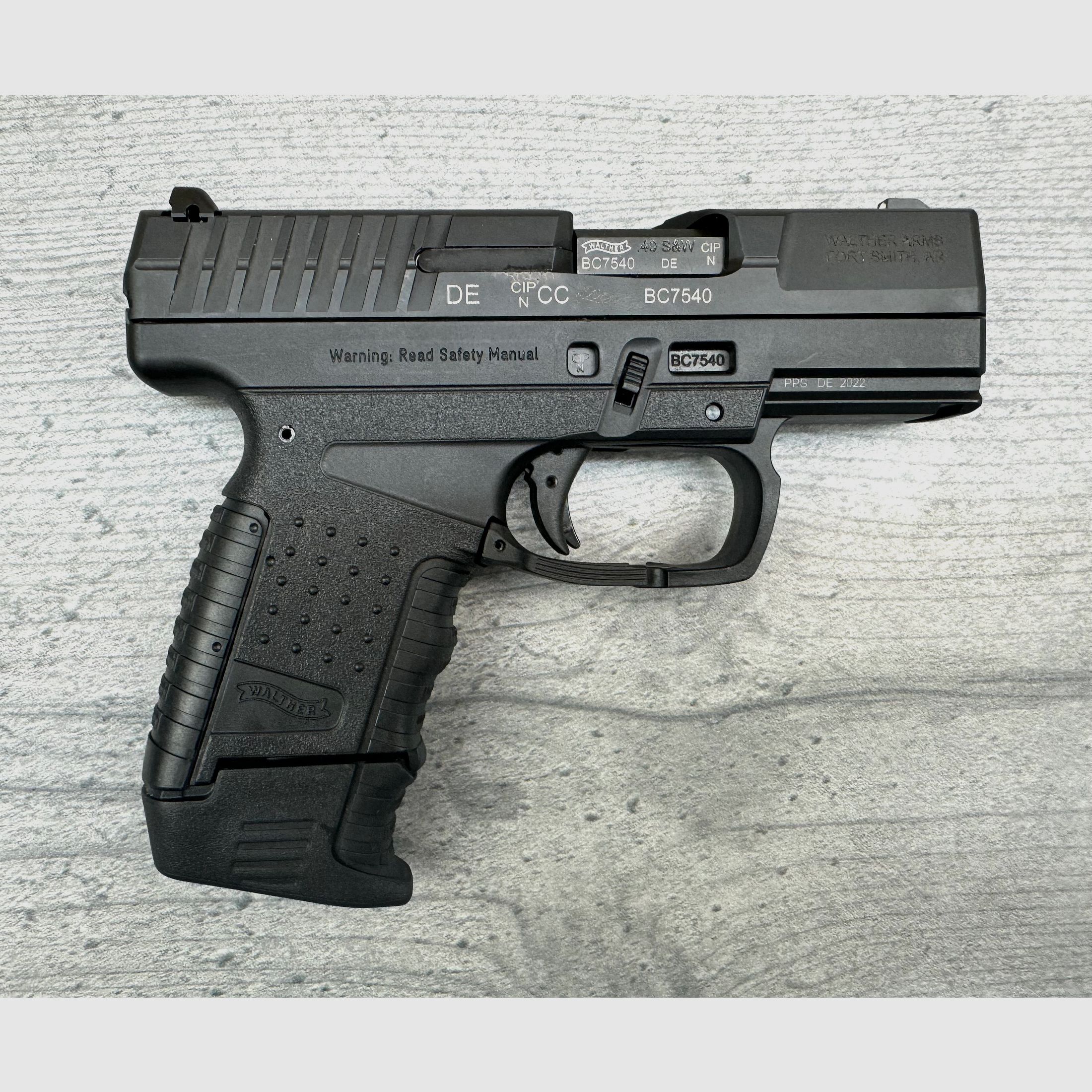 Demonstration weapon Carl WALTHER pistol PPS .40 USA