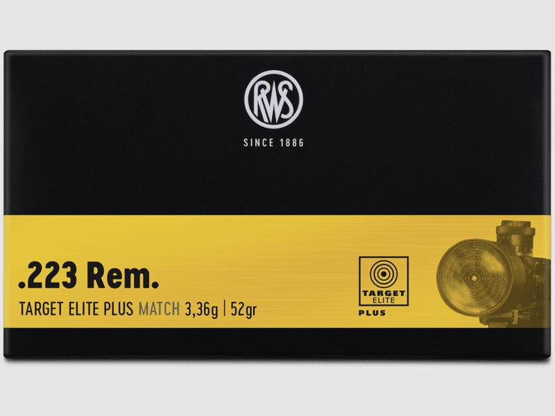 RWS .223 Rem. Target Elite Plus 52gr. - 20 Stk.
