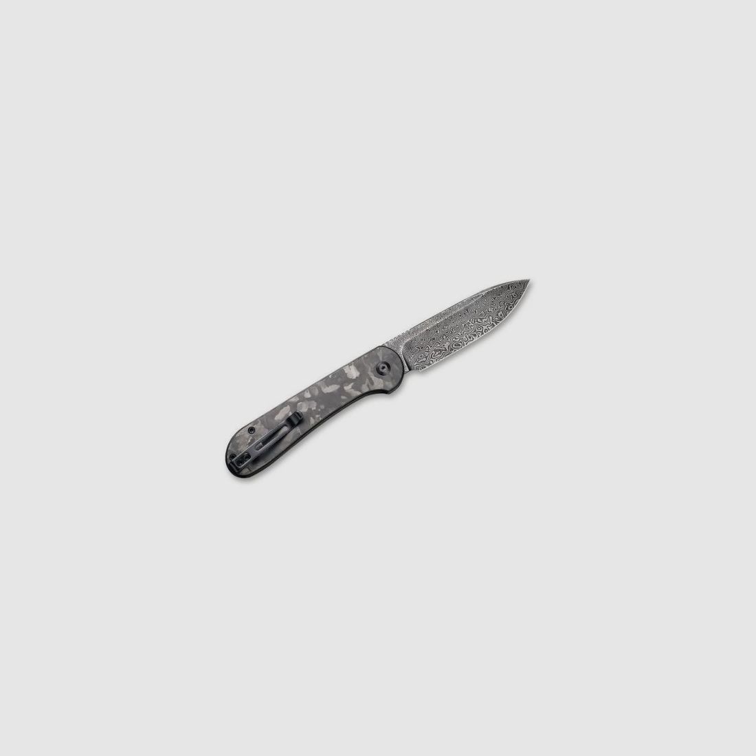 CIVIVI Button Lock Elementum Damascus Kohlefaser Taschenmesser, Bild 7 von 14