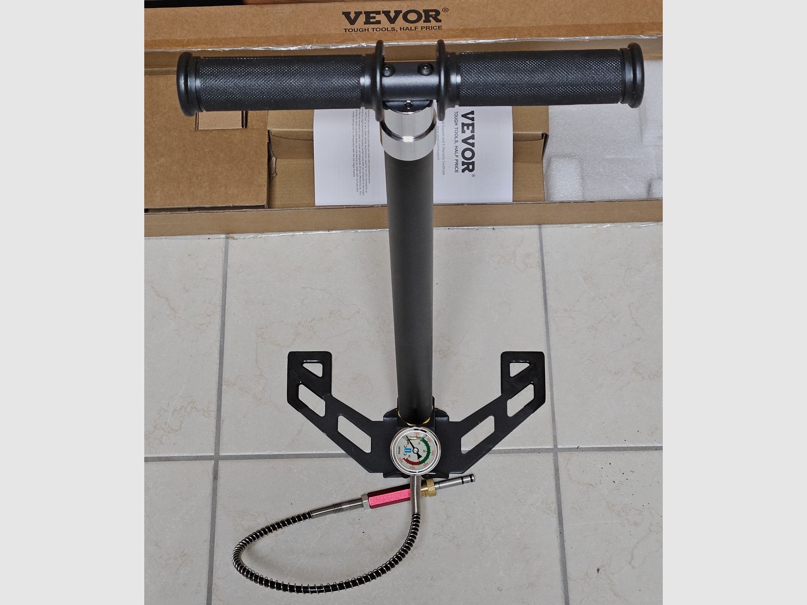 Air rifle AEA HPMAX Mk2 incl. case, scope, moderator and other accessories