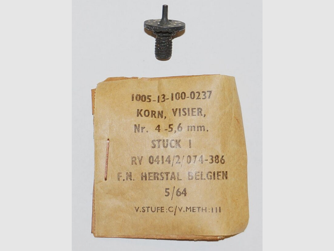 OVP Korn Nr. 4 Visor 5,6mm (Número de suministro 1005-13-100-0237) para FN FAL, G1, STGW58