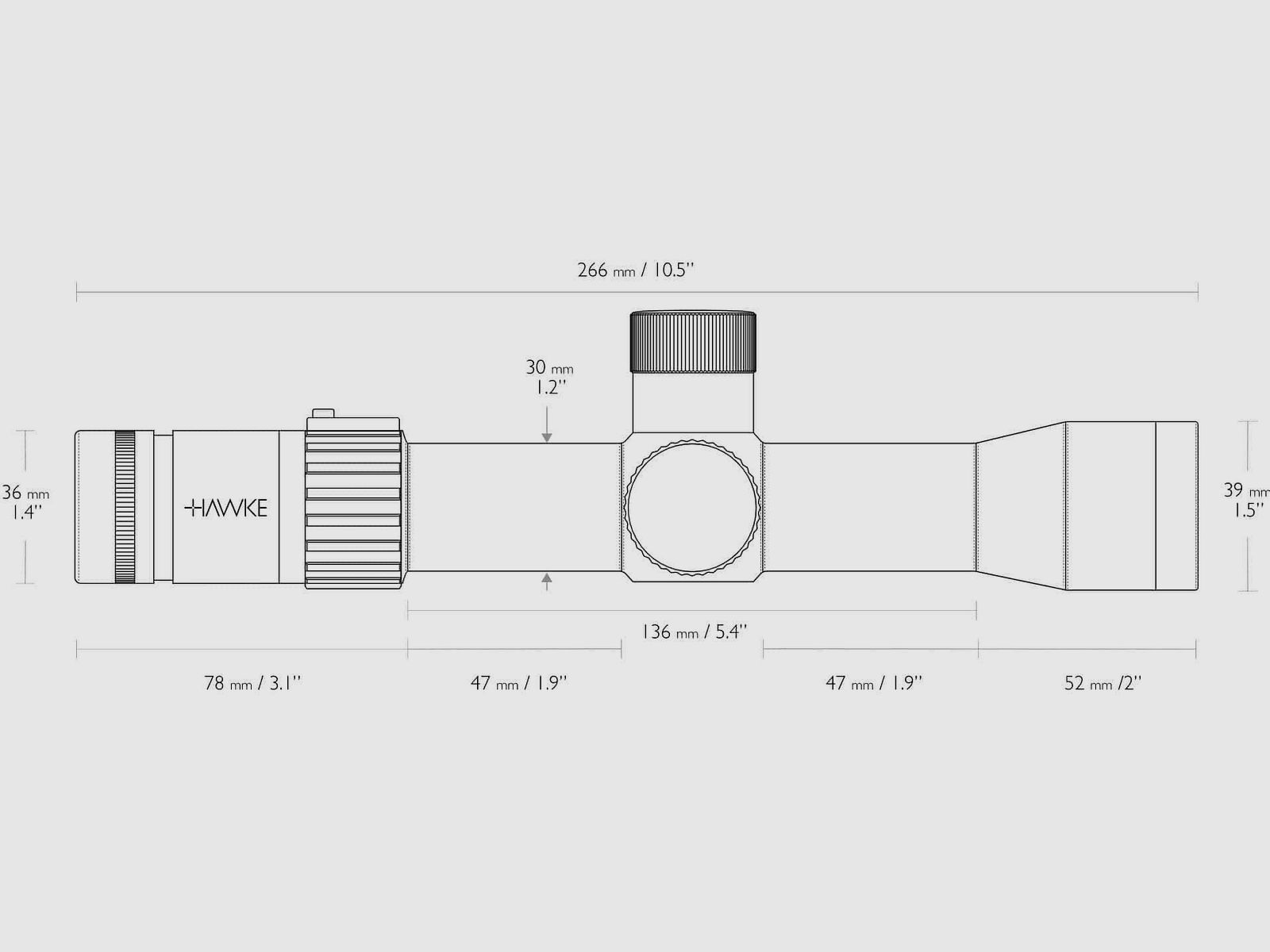 Hawke Airmax Touch 3-12×32 Zielfernrohr, Bild 2 von 2
