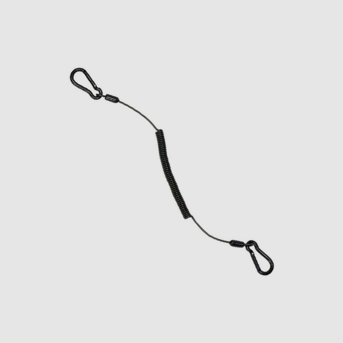 Sicherungsspirale mit zwei Karabinerhaken Werkzeug Sicherung